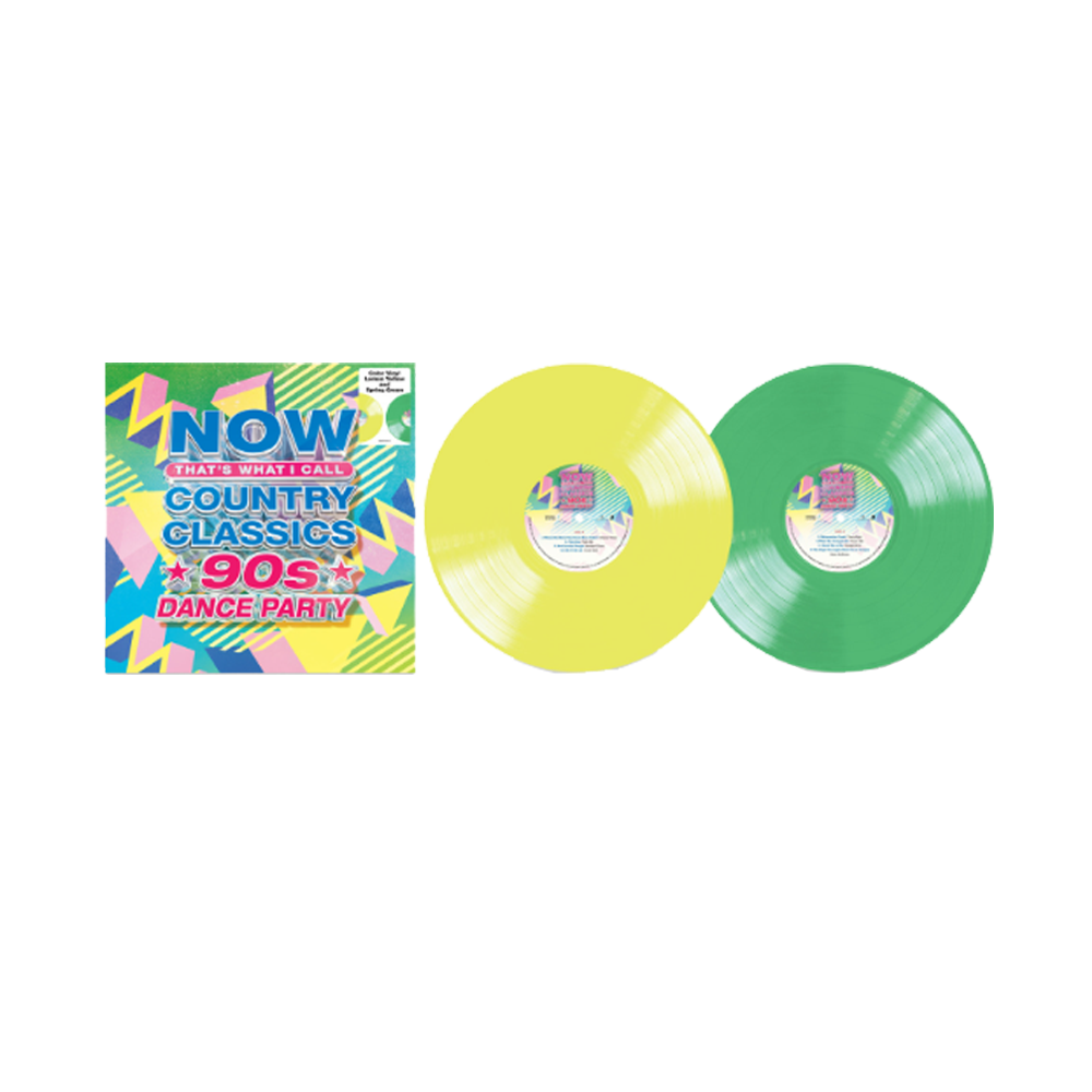 NOW That's What I Call Country Classics '90s Dance Party (Lemon and Spring Green Limited Edition) ( Vinyl ) { Vinyl }