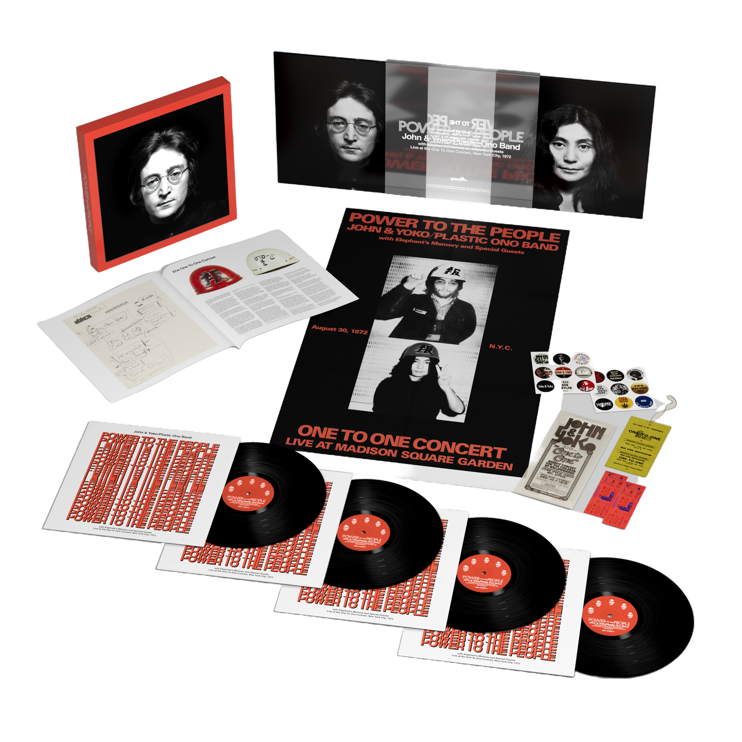 John Lennon Power To The People 4LP ( Vinyl ) { Vinyl }