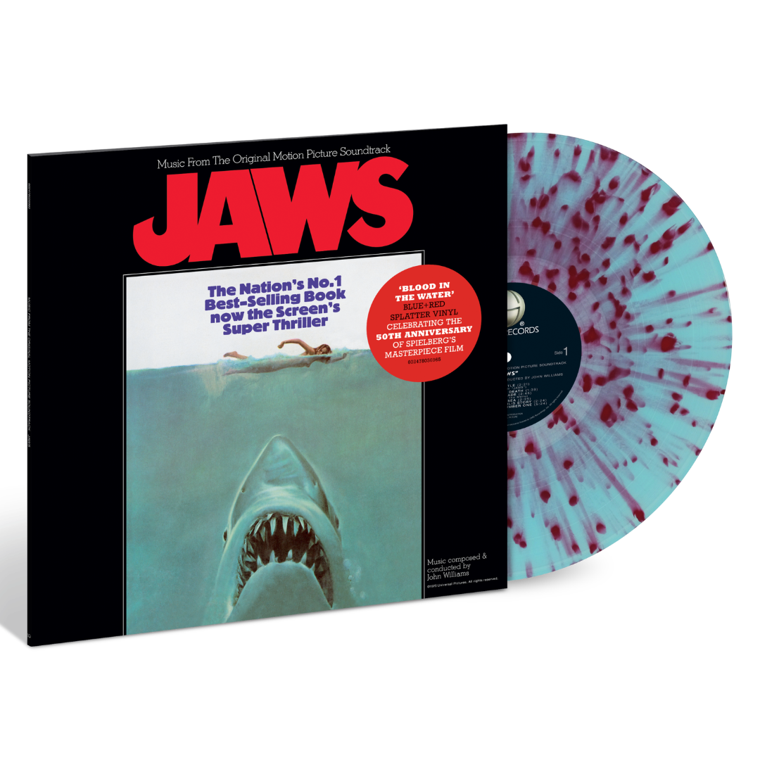 Jaws (Music From The Original Motion Picture Soundtrack) - Blood in the Water Blue + Red Splatter ( Vinyl ) { Vinyl }