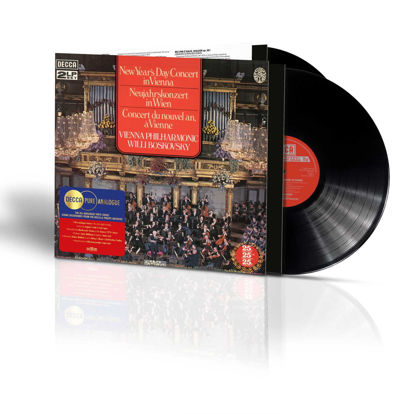 New Year’s Day Concert in Vienna 1979 (Decca Pure Analog) 2LP ( Vinyl ) { Vinyl }