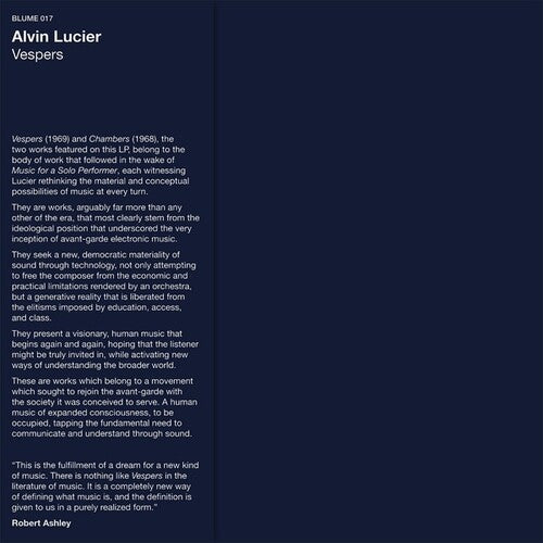 Vespers ( Vinyl ) {Vinyl } { Vinyl }