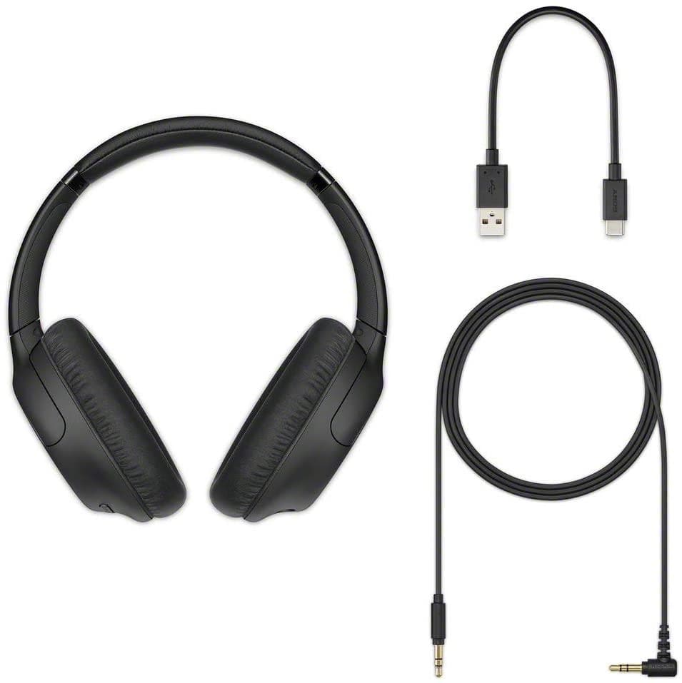 SONY WH-CH710N NOISE CANCELLING WIRELESS HEADPHONES (BLACK) [ACCESSORIES]