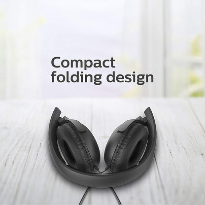 PHILIPS ON EAR HEADPHONES UH201BK/00 HEADPHONES WITH CABLE, BLACK [ACCESSORIES]
