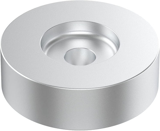 DIGITNOW 45 RPM Adapter, for 7 Inch Vinyl Record Players and Technics Turntables, Solid Aluminum Dome 45 Adapter Silver