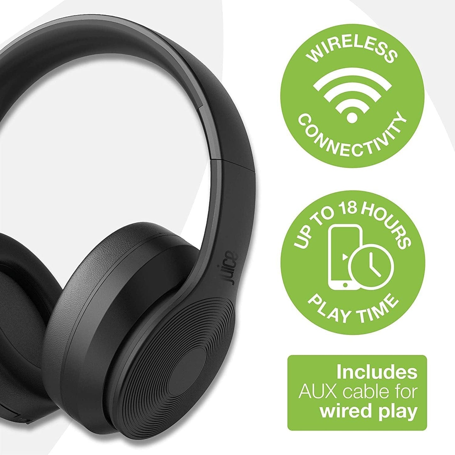 JUICE®CANS PRO - ACTIVE NOISE CANCELLING TRUE WIRELESS ON-EAR HEADPHONES [ACCESSORIES]