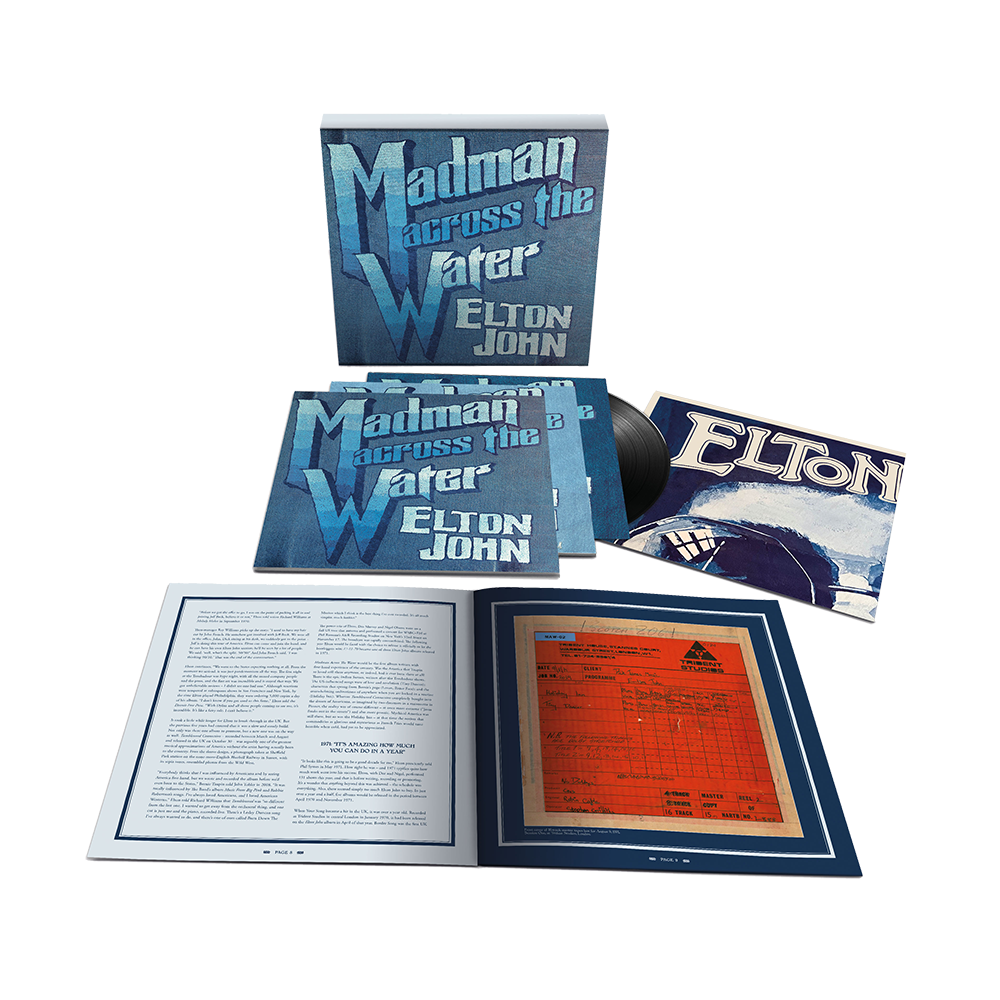 Madman Across The Water 50th Anniversary 4LP Box Set ( Vinyl ) { Vinyl }