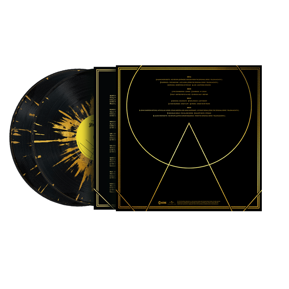 Yellowjackets - Season 2 Official Soundtrack: Music from the Original Series - The Rune: Back & Spine - Deluxe (Yellow and Black Splatter Limited Edition) ( Vinyl ) { Vinyl }
