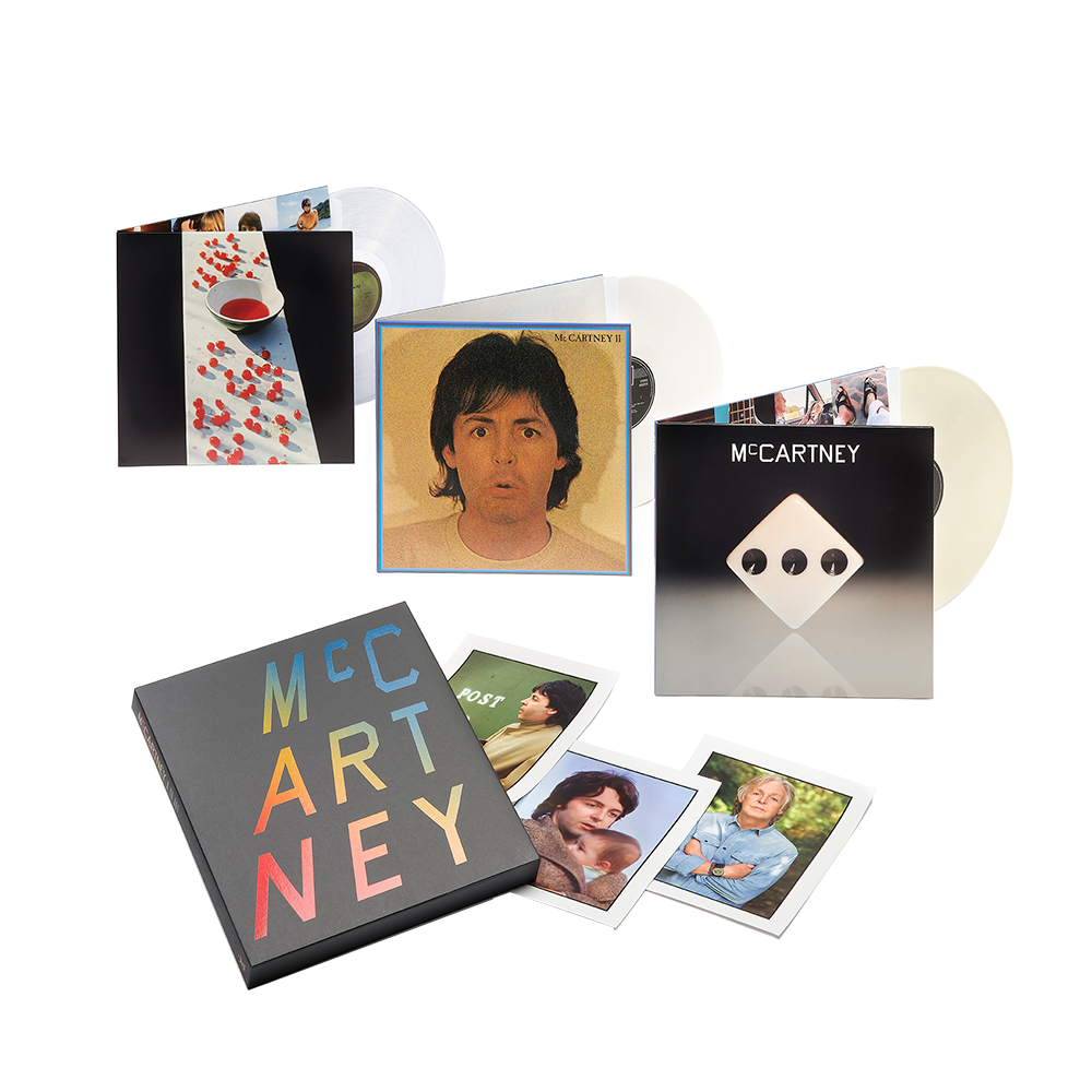 McCartney I II III (Limited Edition Clear, White, and Creamy White Colour) 3LP Box Set ( Vinyl ) { Vinyl }