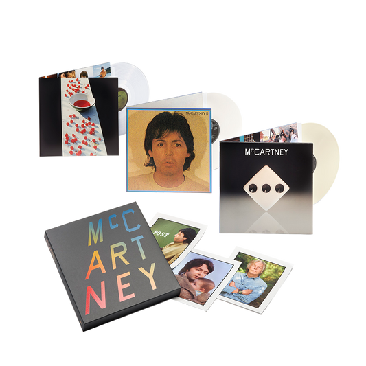 McCartney I II III (Limited Edition Clear, White, and Creamy White Colour) 3LP Box Set ( Vinyl ) { Vinyl }