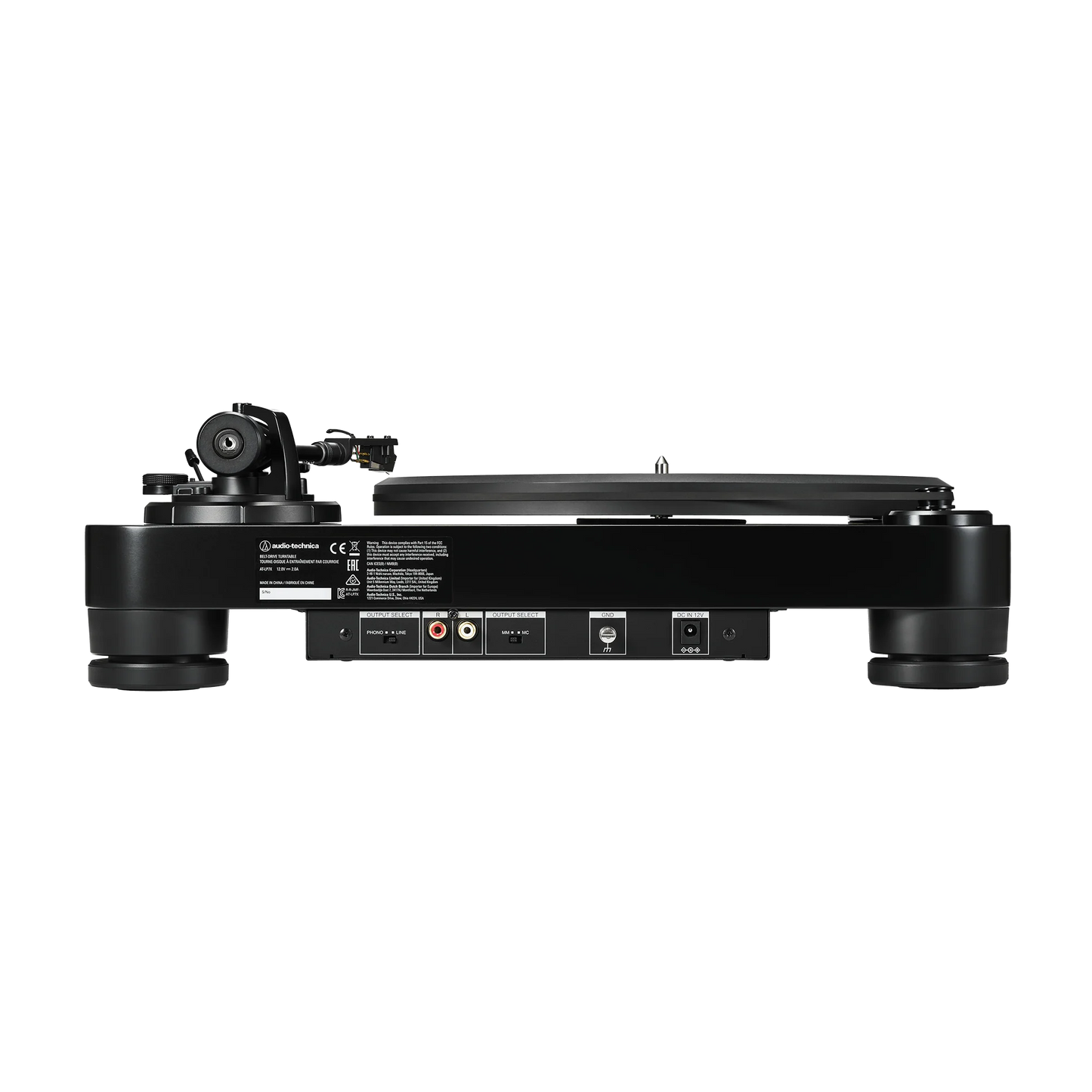 Audio-Technica AT-LP7X Fully Manual Belt-Drive Turntable, Black (AT-LP7X)