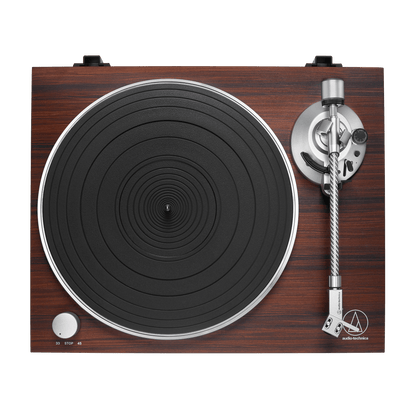 Audio-Technica AT-LPW50BT Manual Belt-Drive Turntable (Wireless & Analog) (AT-LPW50BT-RW)