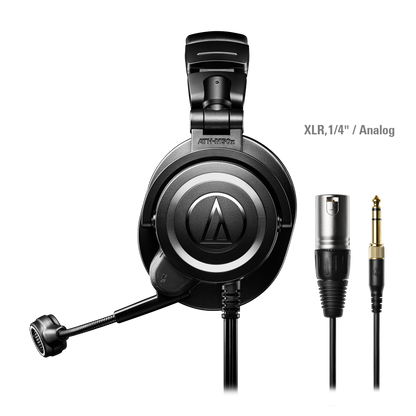 Audio-Technica Streaming Headset ATH-M50xSTS, Black (ATH-M50XSTS)