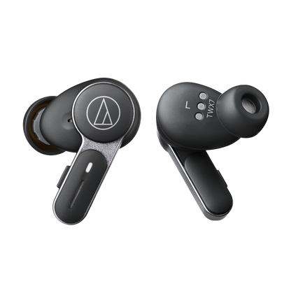 Audio-Technica Wireless Earbuds (ATH-TWX7, Black)