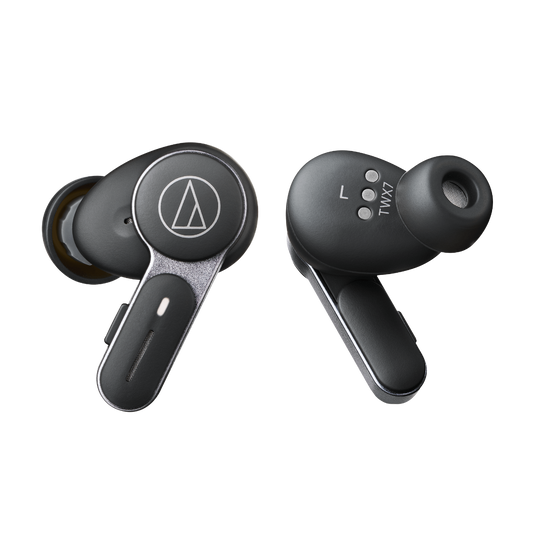 Audio-Technica Wireless Earbuds (ATH-TWX7, Black)