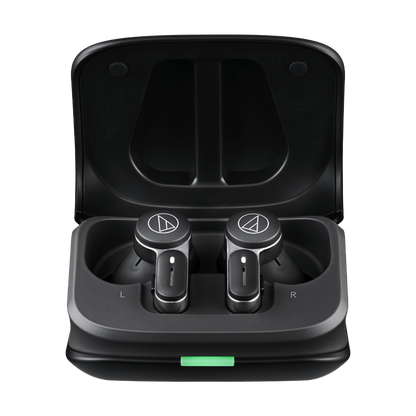 Audio-Technica Wireless Earbuds (ATH-TWX7, Black)