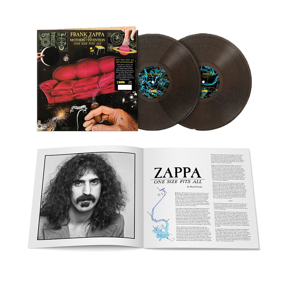 One Size Fits All Limited Edition "Black Glitter" (2LP) ( Vinyl ) { Vinyl }