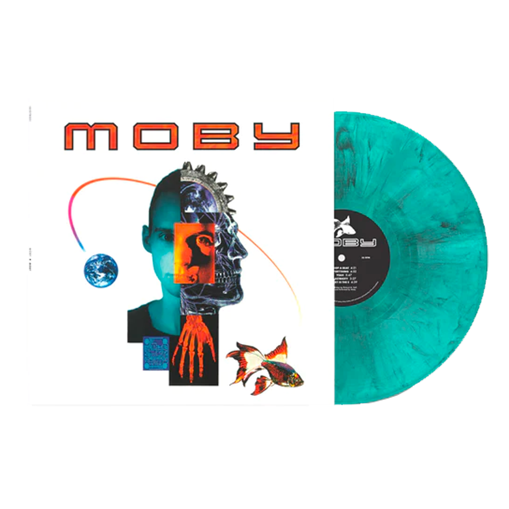 Moby (Black, White and Blue Marbled Limited Edition) ( Vinyl ) { Vinyl }