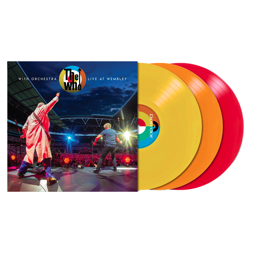 The Who with Orchestra Live at Wembley (Yellow, Orange, and Red Limited Edition) ( Vinyl ) { Vinyl }