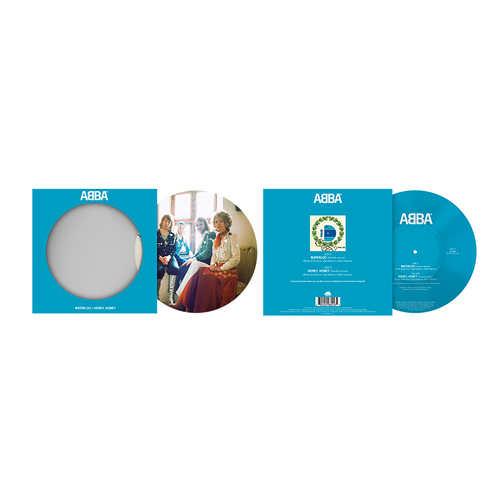Waterloo (Swedish) / Honey Honey (Swedish) (Blue Limited Edition) ( Vinyl ) { Vinyl }